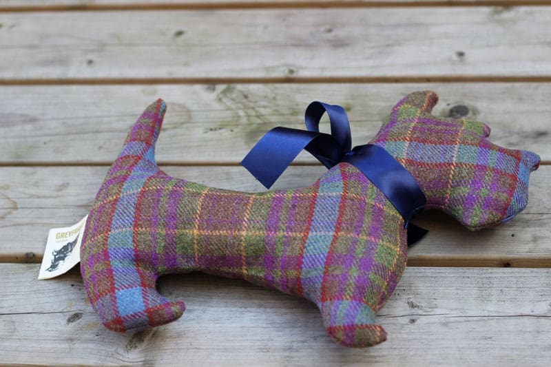 Large Dog Greyfriars Tartan WEATHERED