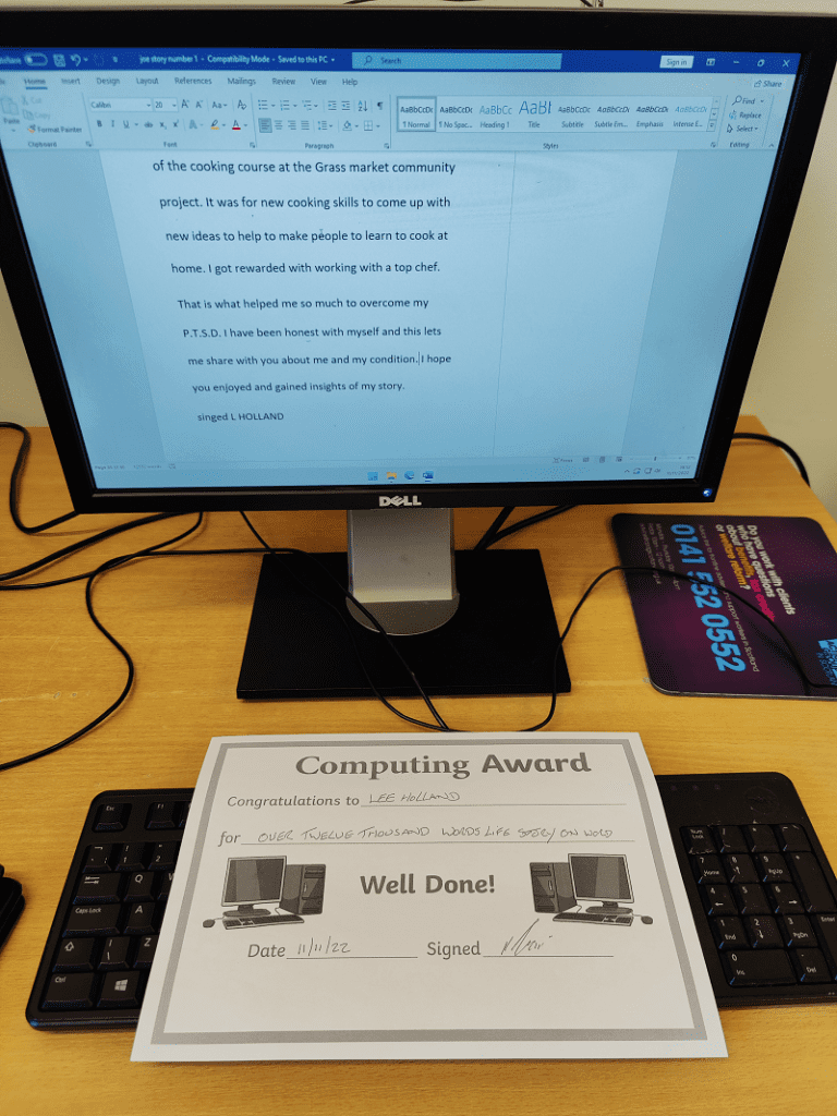 Lee's Story - Computer Award Lee's Story - Computer Award