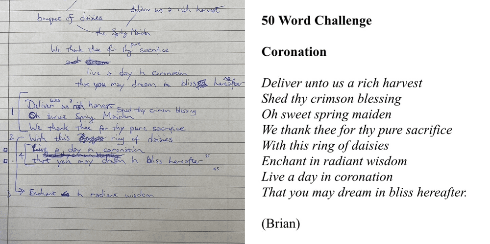 Creative Writing at GCP Creative Writing at GCP